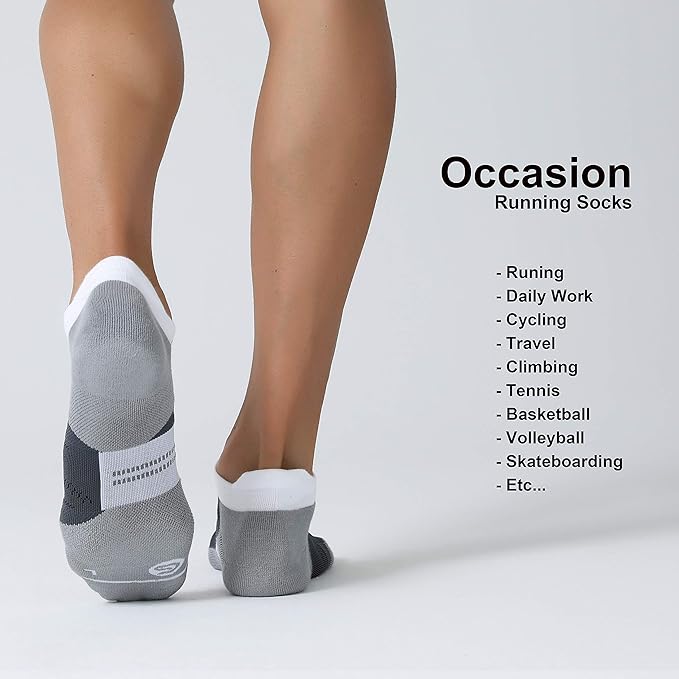 Men's Ankle Running Socks with Cushion