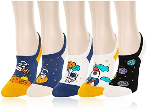 No Show Socks Novelty Cat Dog Socks Girl Cute Animal Pattern Low Cut Socks Non Slip Christmas Gifts