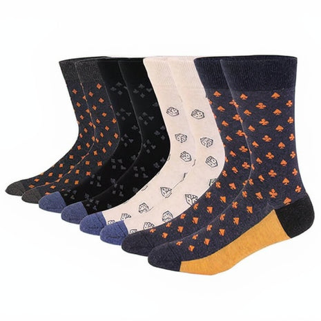 Crew Colorful Cotton Novelty Dress Socks