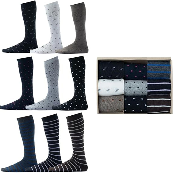 Over the Calf Socks for Men | Colorful Funky Dress Socks