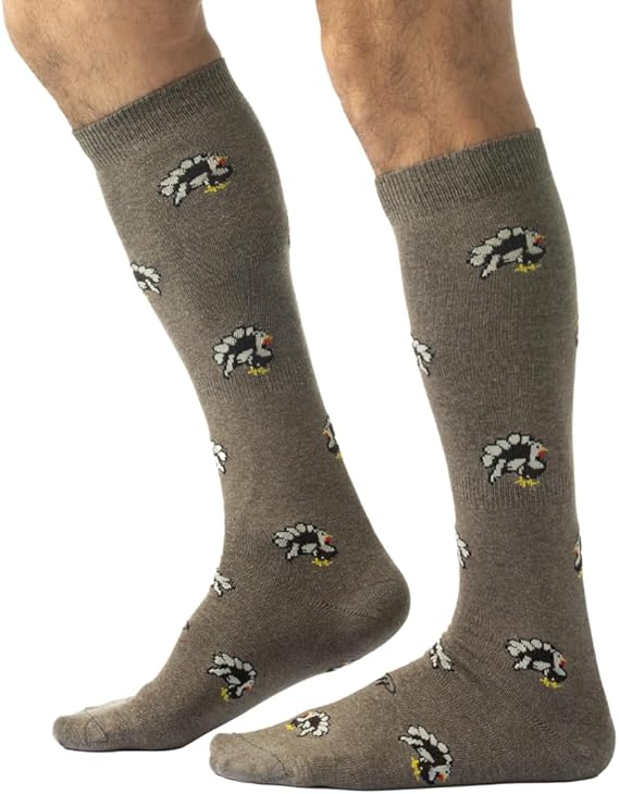 Over the Calf Socks for Men | Colorful Funky Dress Socks