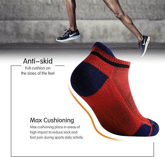 Mens Ankle Athletic Low Cut Socks