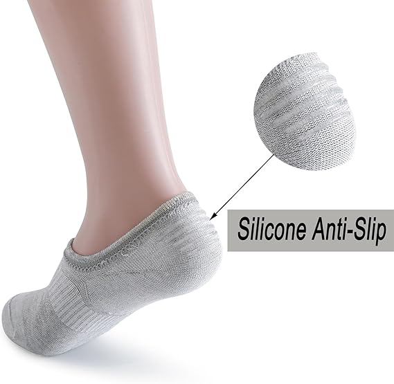 Boys Girls No Show Mesh Socks Cotton Non Slip Low Cut Arch Support Socks