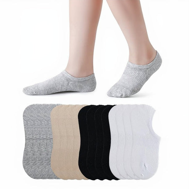 Boys Girls No Show Mesh Socks Cotton Non Slip Low Cut Arch Support Socks