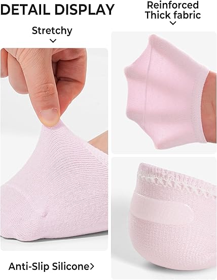 Girls Boys Socks Kids No Show Socks Toddlers Girl Anti-slip Ankle Low Cut Sock