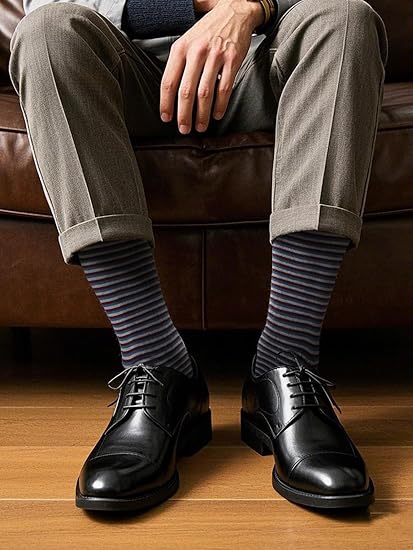 Men's Premium Soft Combed Cotton Trouser Dress Socks