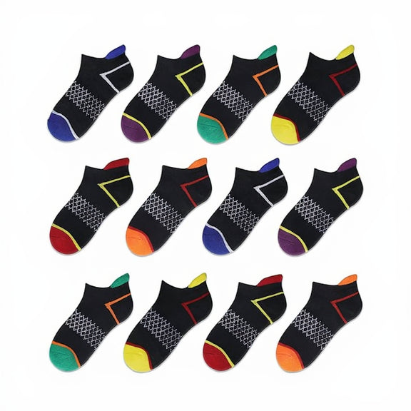 Boys Socks Ankle Athletic Socks With Cushioned Sole