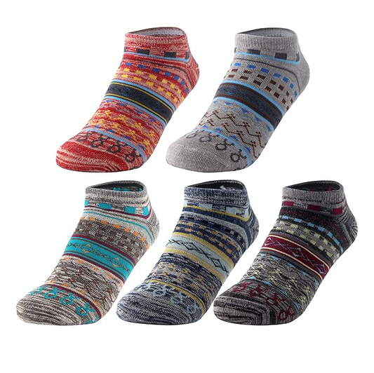 Womens Ankle Socks Cushioned Anti-blister Running Athletic Socks No Show Comfort Socks