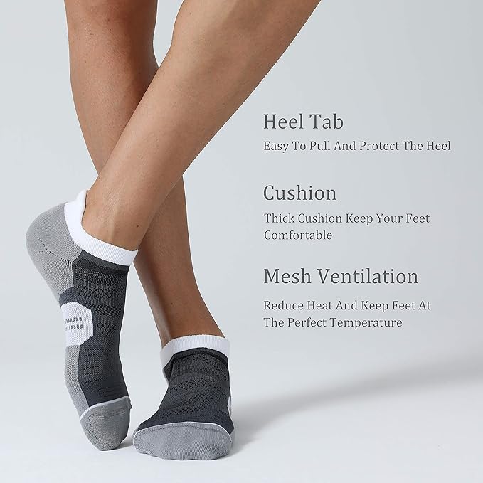 Men's Ankle Running Socks with Cushion