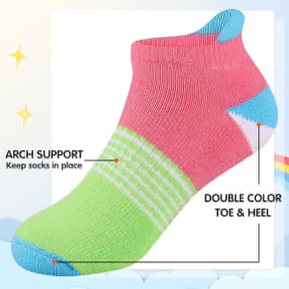 Ankle Athletic Cotton Short Socks With Cushioned Sole