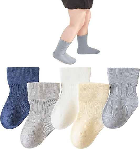 Baby Girls/Boys Socks Infant Toddler Soft Crew Ankle Socks Newborn Cotton Comfortable Sock for Dress