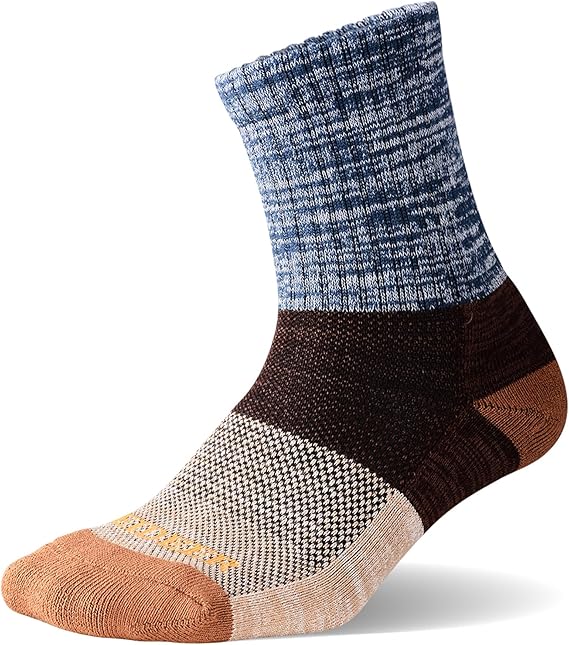 Mens Modern Hiking socks, Athletic Cushioned Cotton Socks with Arch Support