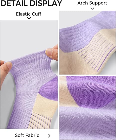 Kids Socks Boys Girls Cushioned Quarter Socks Athletic Ankle Sock 5-14 Years