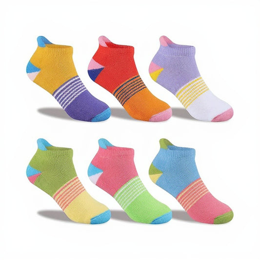 Ankle Athletic Cotton Short Socks With Cushioned Sole