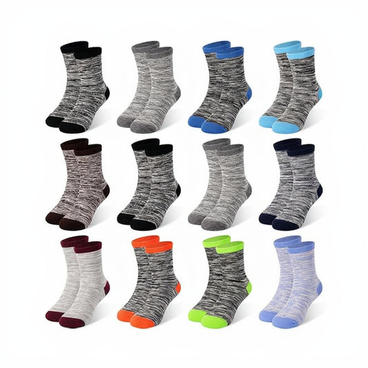 Toddler Kids Boys Girls Crew Athletic Half Cushion Socks