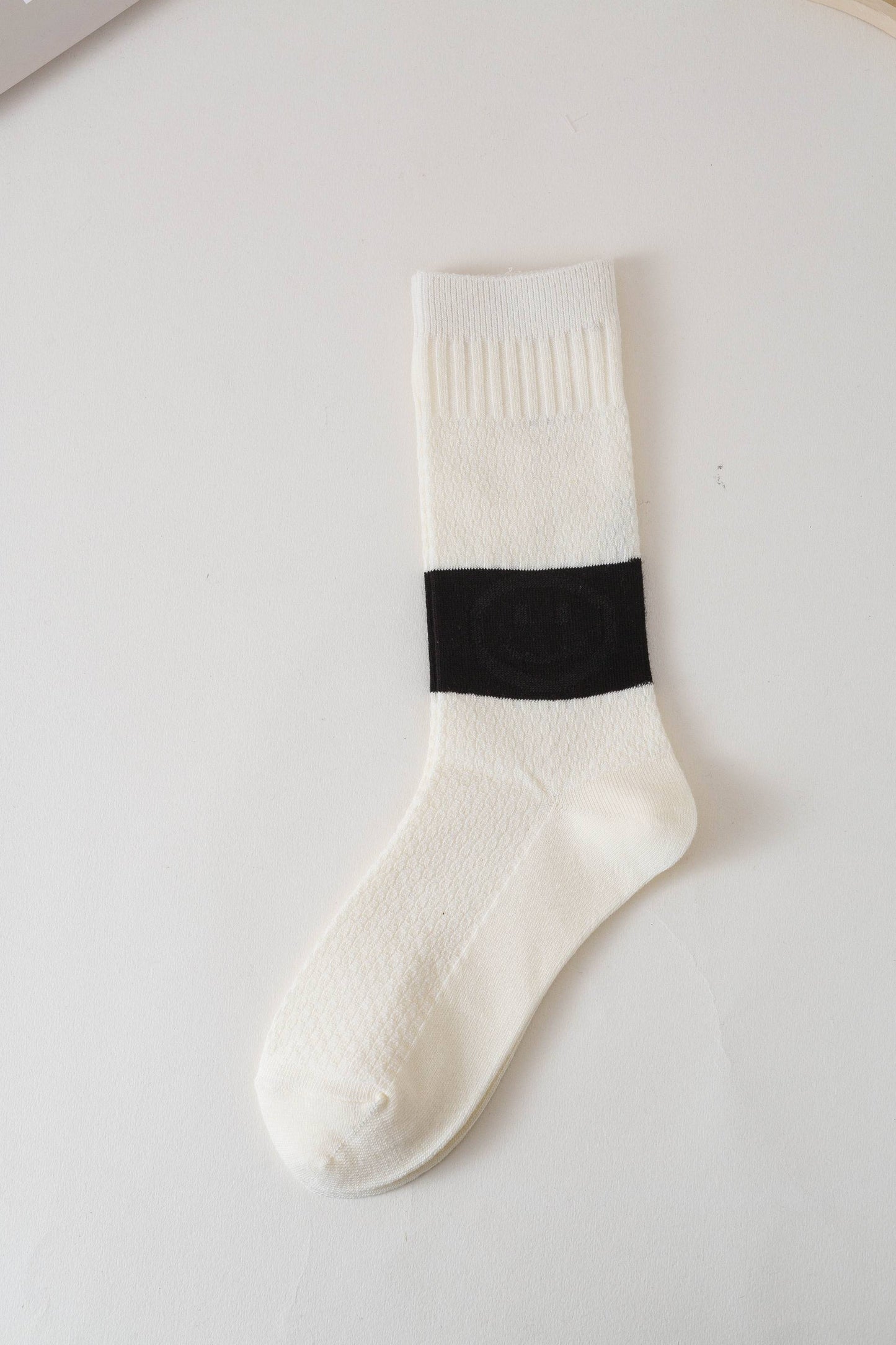 Women’s Crew Sock Smile Face
