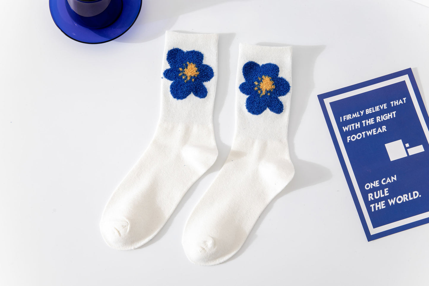 Women’s Crew Sock Klein Blue