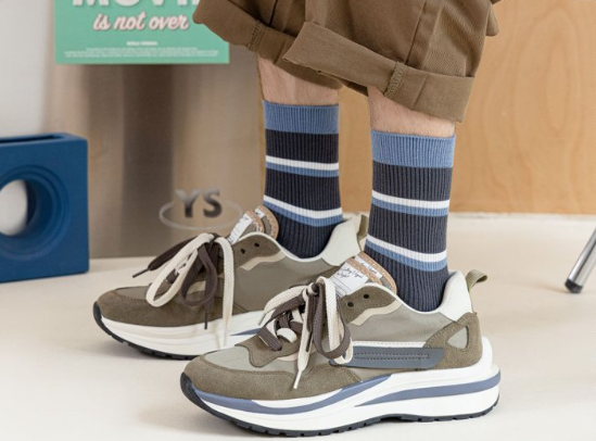 Men's  Half Calf Crew Sock