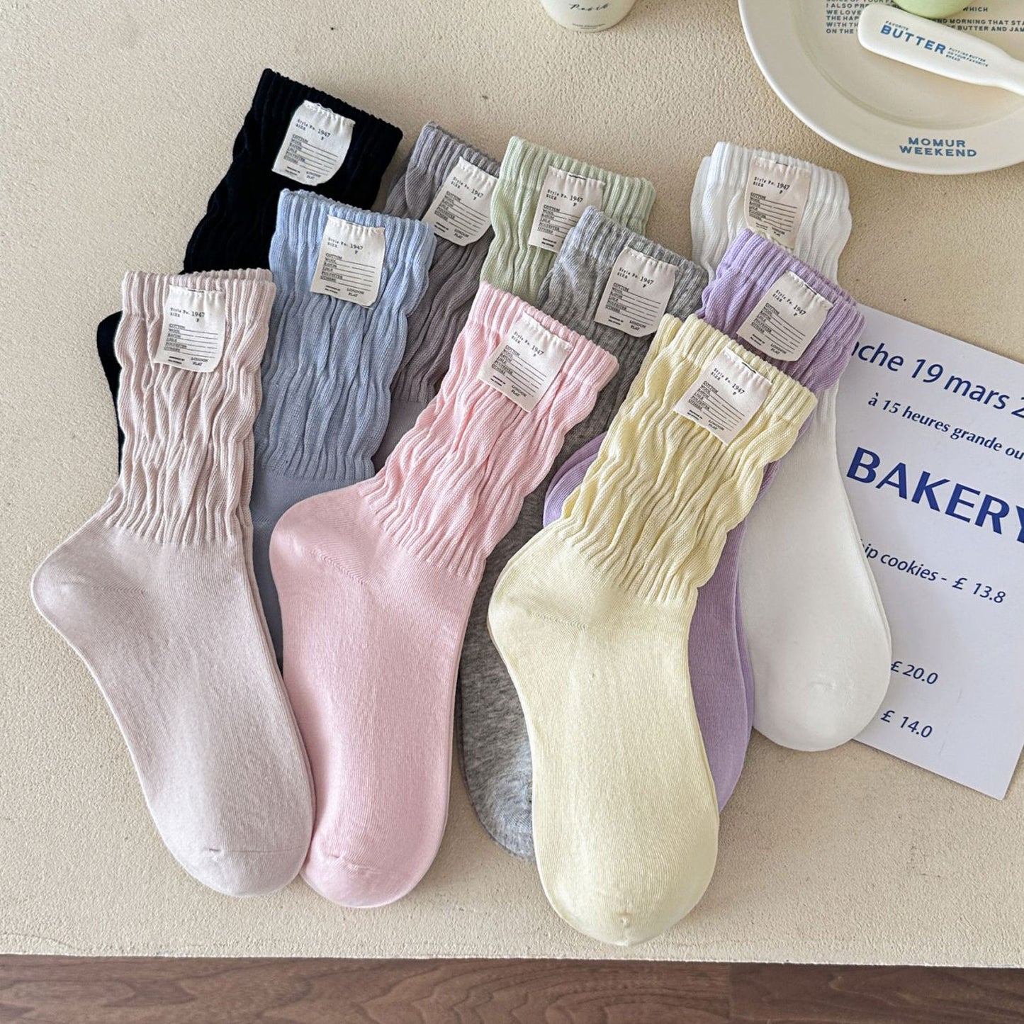 Women’s Lable Crew & Calf Sock