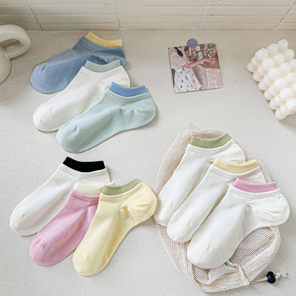 Women’s No Show Sock Double Cuffs