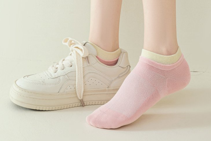 Women’s No Show Sock Double Cuffs