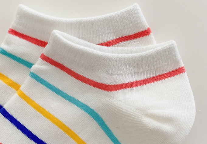 Women’s Rainbow No Show Sock