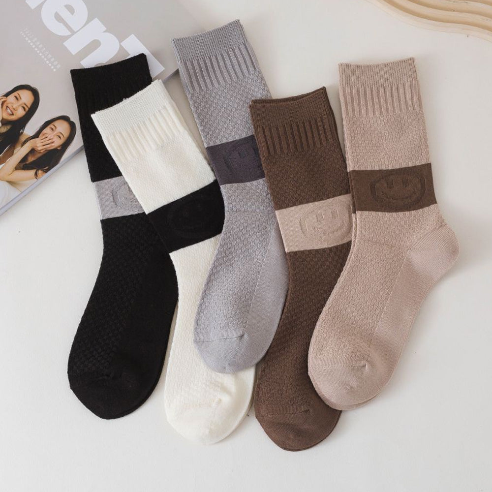Women’s Crew Sock Smile Face