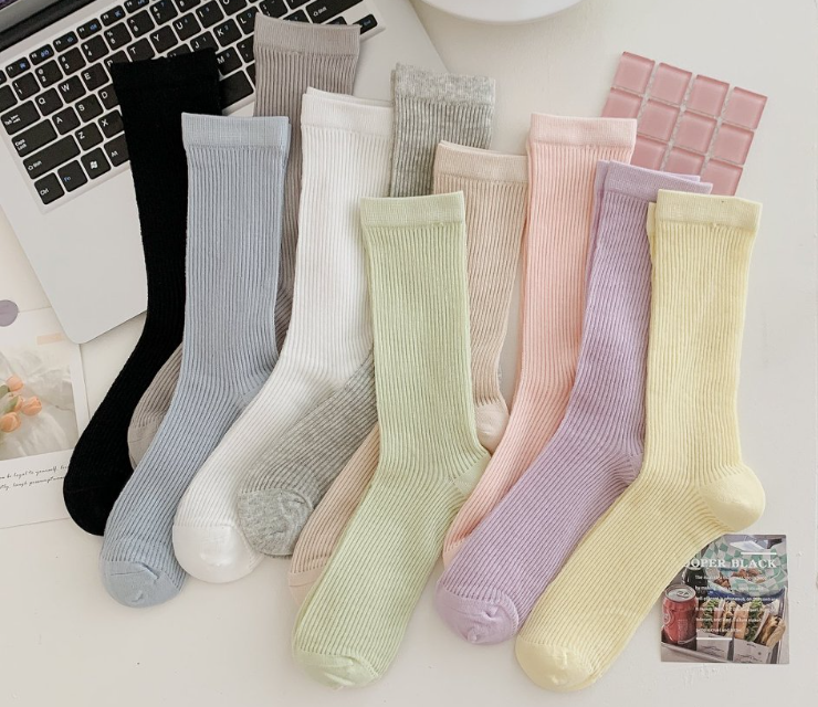 Women’s Rib Crew Sock Soft, Breathable, Lightweight