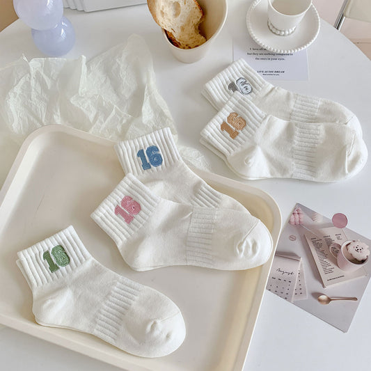 Women’s Embroidered Quarter Sock Arch Support