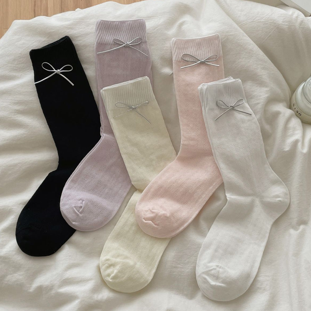 Women’s Bow DesignCrew Sock