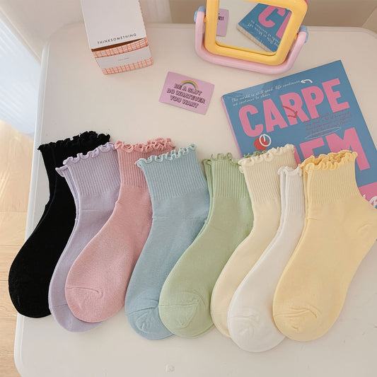 Women’s Ruffle Quarter Sock