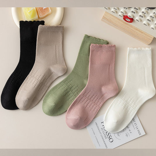 Women’s Ruffle Quarter Sock