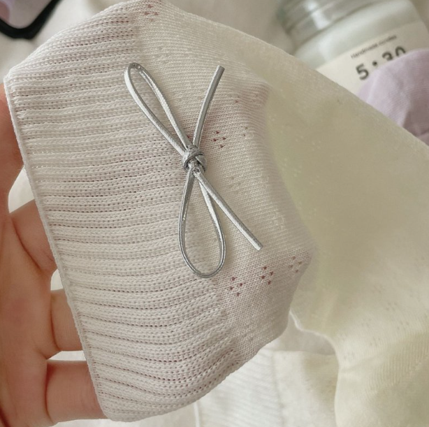 Women’s Bow DesignCrew Sock