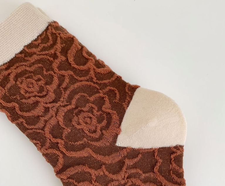Women’s  Camellia  Crew Sock