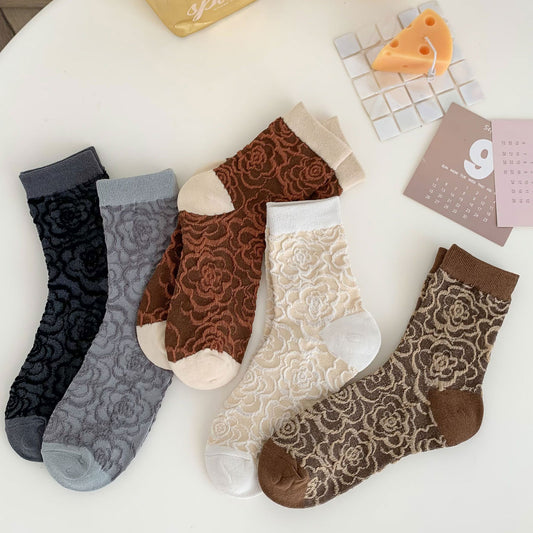 Women’s  Camellia  Crew Sock