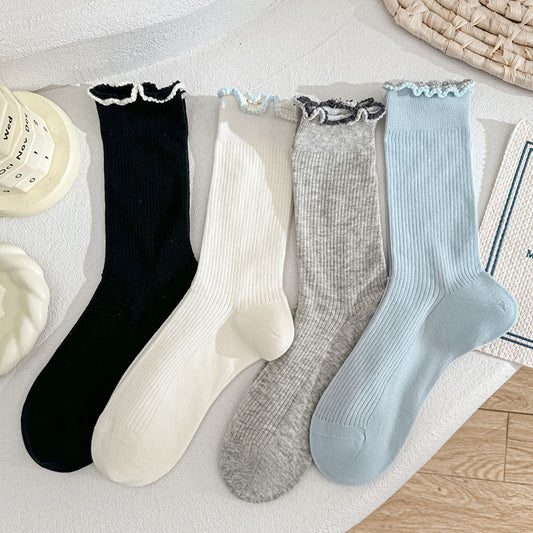 Women’s Ruffle Crew Sock