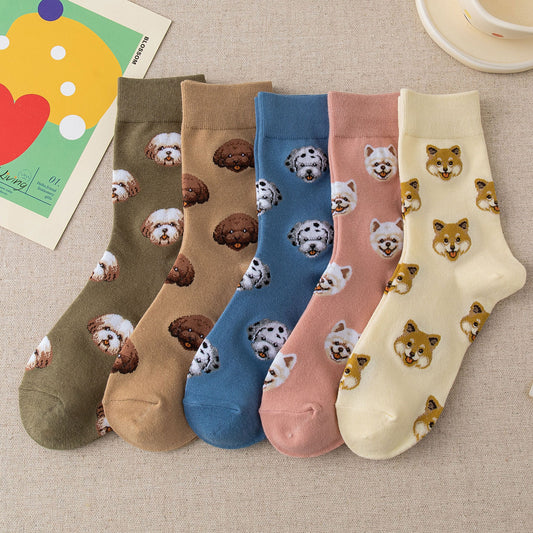 Unisex Animal Crew Sock