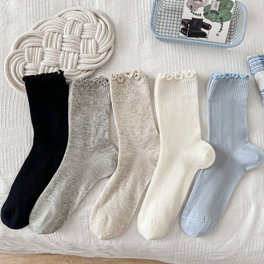 Women’s Ruffle Crew Sock
