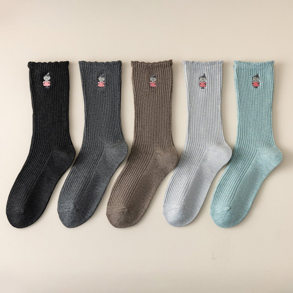 Women’s Ruffle Rib Crew Sock