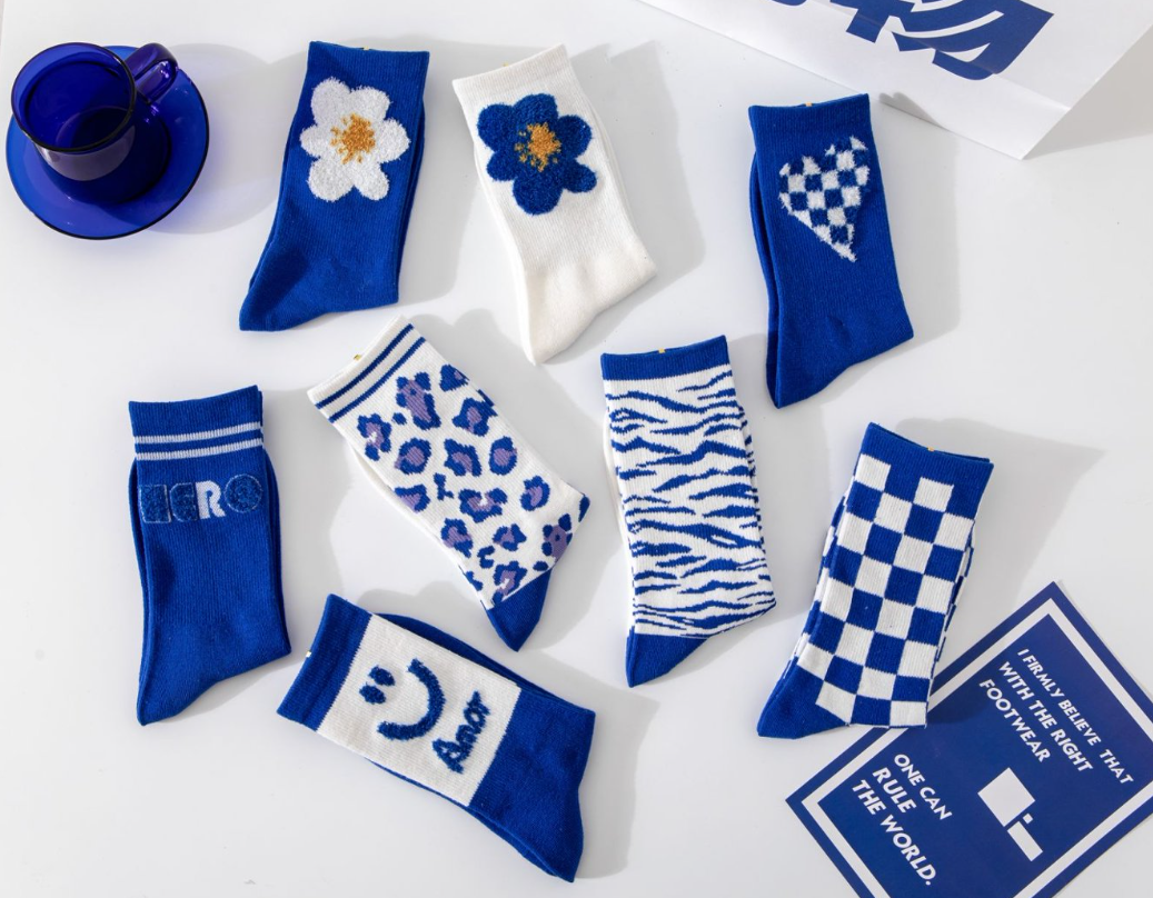 Women’s Crew Sock Klein Blue