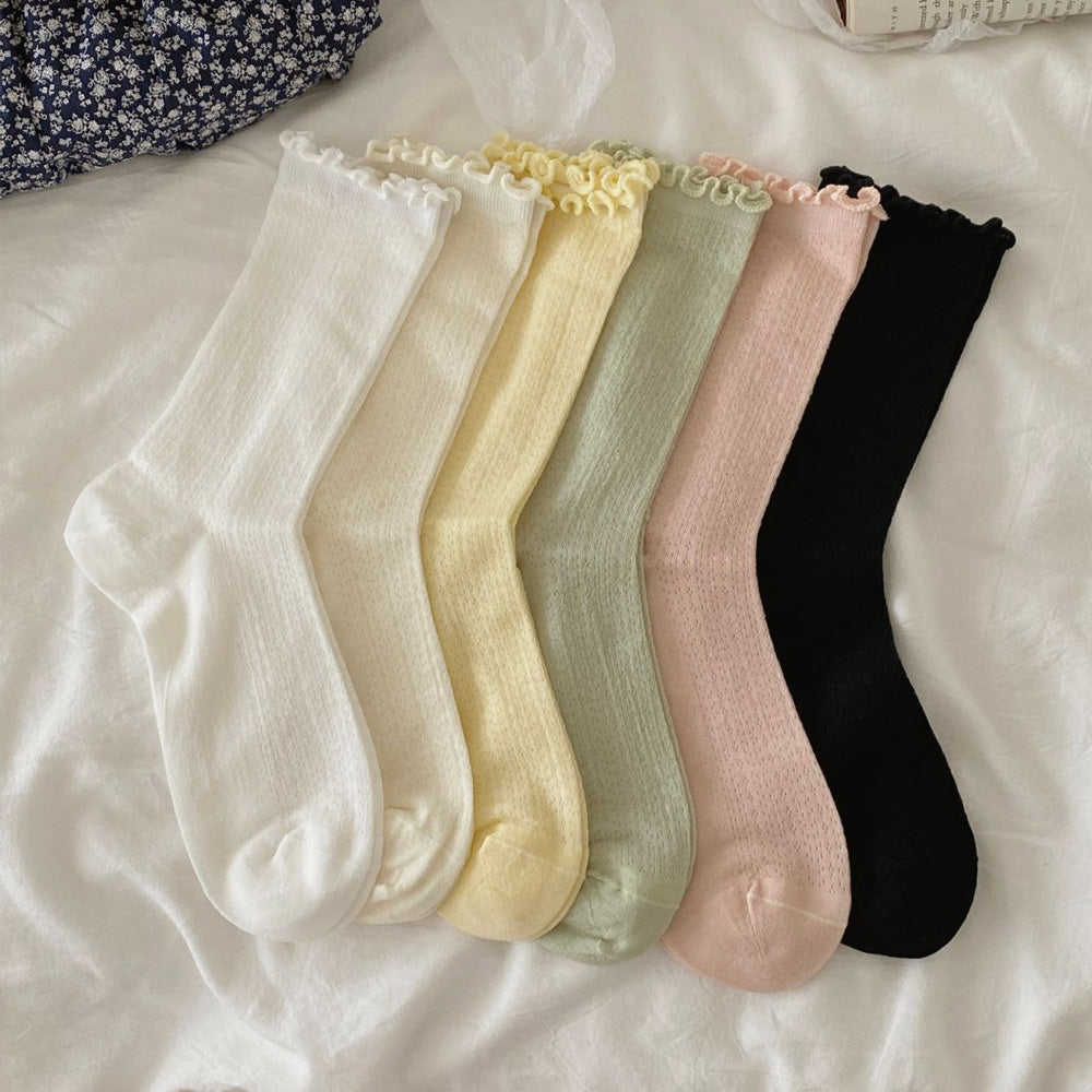 Women’s Ruffle Crew Sock