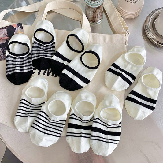 Women’s Stripes No Show Sock