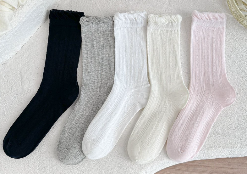 Women’s Ruffle Crew Sock