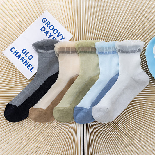 Women's Ruffle Crew Sock