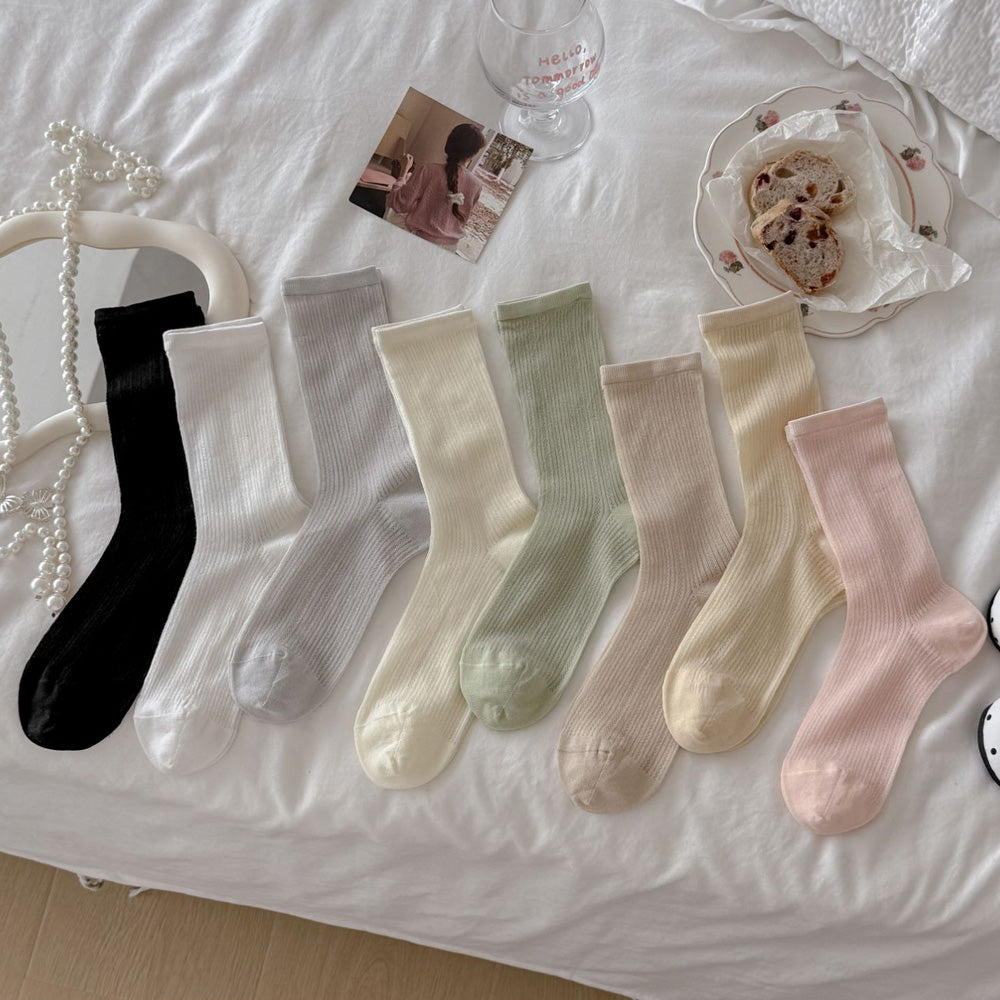 Women’s Rib Mesh Calf Sock