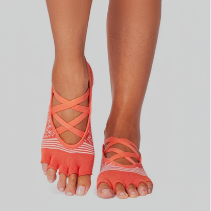 Socks with grips for women (Series-no show-split toe)