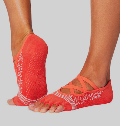 Socks with grips for women (Series-no show-split toe)