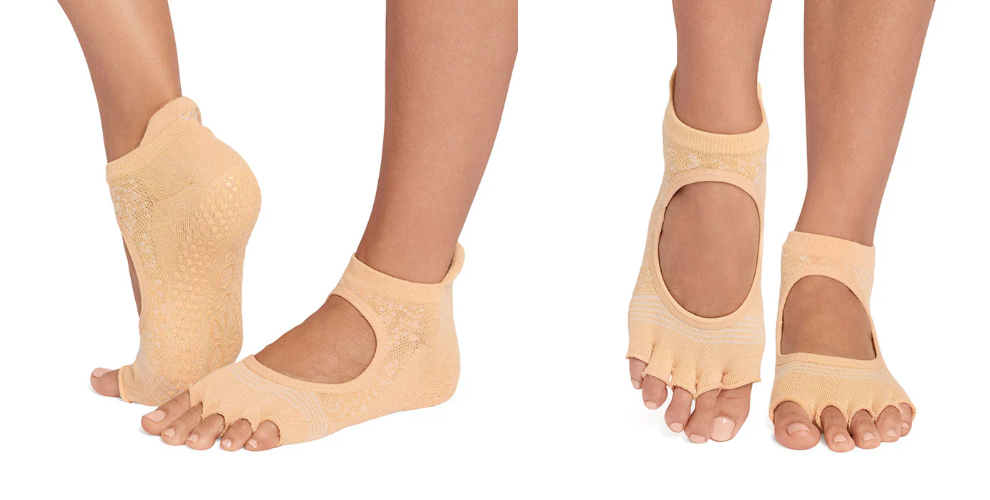 Socks with grips for women (Series-no show-split toe)