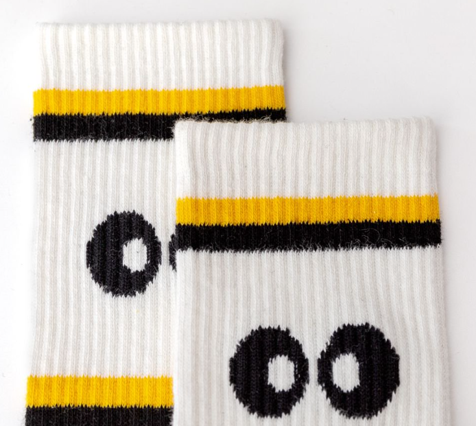 Women’s Crew Sock Jacquard eye pattern