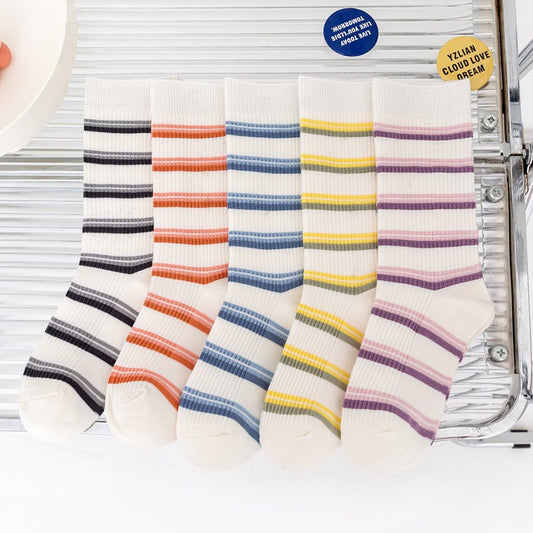 Women’s Stripes Crew Sock